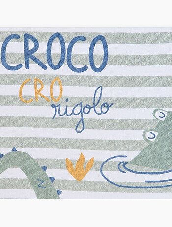 Serviette de bain b?b? Crocro rigolo