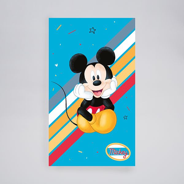 Serviette De Bain Disney Mickey Garcon Bleu Kiabi 12 00