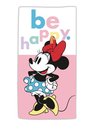 Serviette de bain en Microfibre Minnie be happy 70x140cm de DISNEY