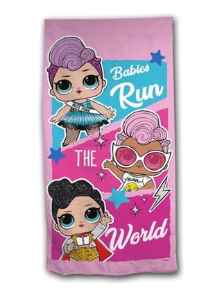 Serviette de Bain Enfant Coton Babies Run The World