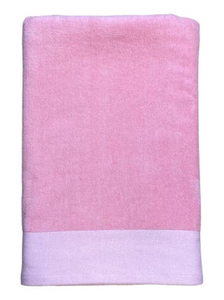 Serviette de bain éponge velours unie Shady Candy 140x180 370g/m²