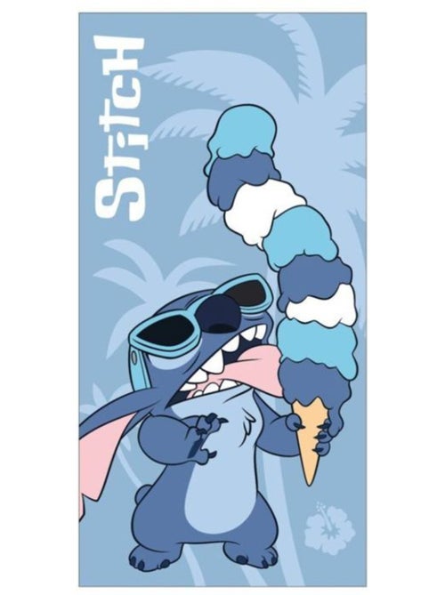 Serviette de bain et de plage - disney - lilo et stitch - 70x140 cm - sèche rapidement - unisexe - Kiabi
