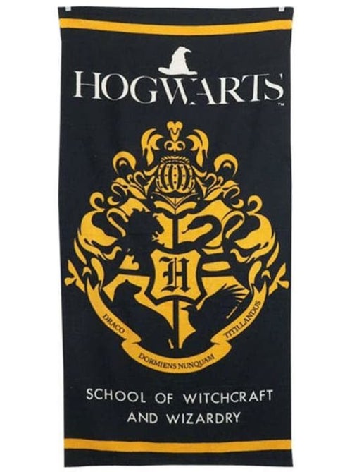 Serviette de bain et de plage - harry potter - 70x140 cm - sèche rapidement - polyester - noir - Kiabi Serviette de bain et de plage - harry potter - 70x140 cm - sèche rapidement - polyester - noir - Kiabi