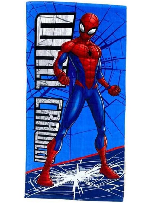 Serviette de bain et de plage coton Spiderman Marvel - Kiabi