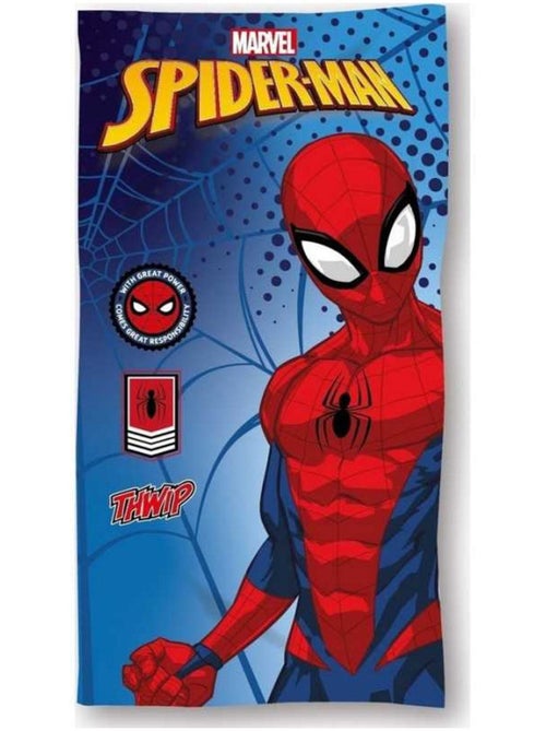 Serviette de bain et de plage coton Spiderman Marvel - Kiabi