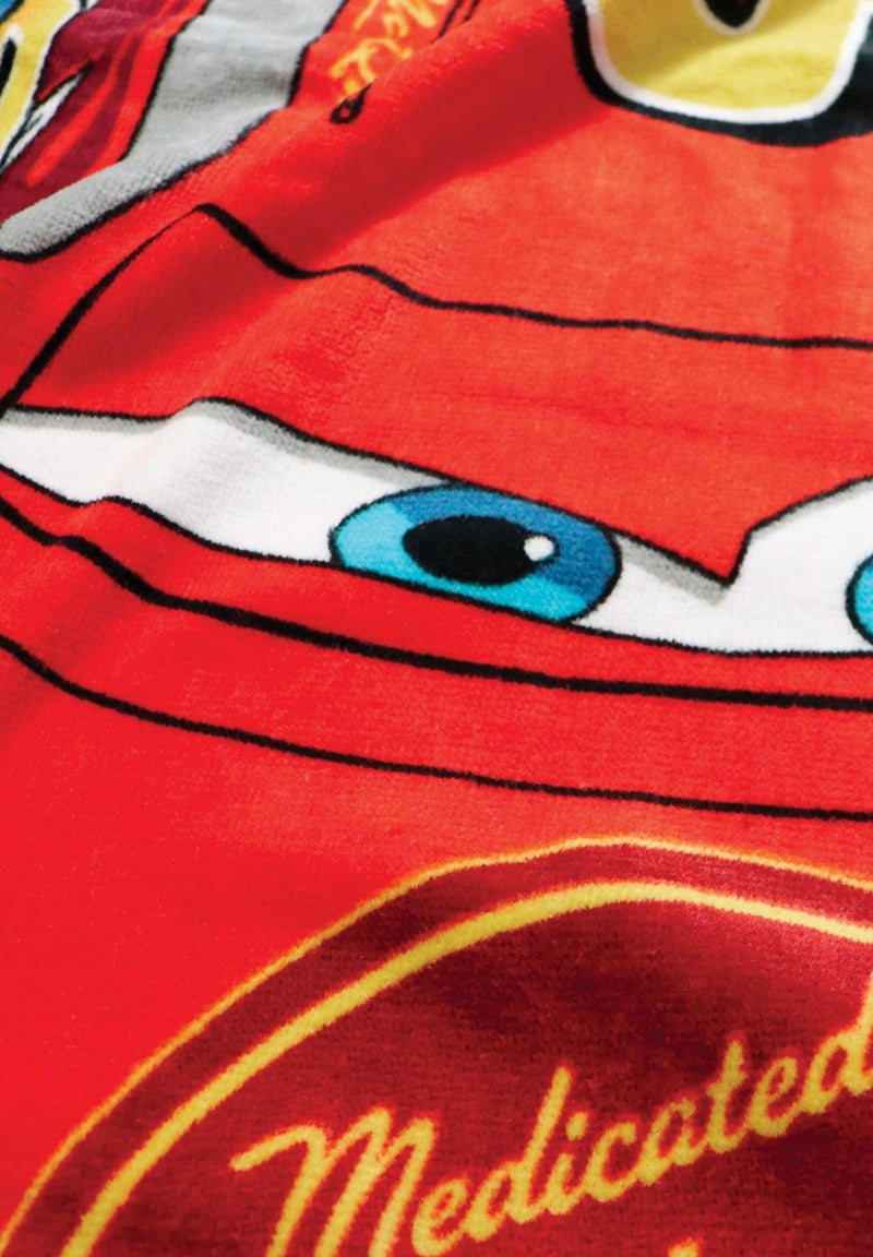 Serviette de bain et de plage imprimée 100% coton, DISNEY HOME CARS 95 Bleu - Kiabi