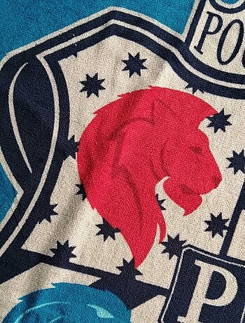 Serviette de bain et de plage imprimée 100% coton, HARRY POTTER ARMOIRIES