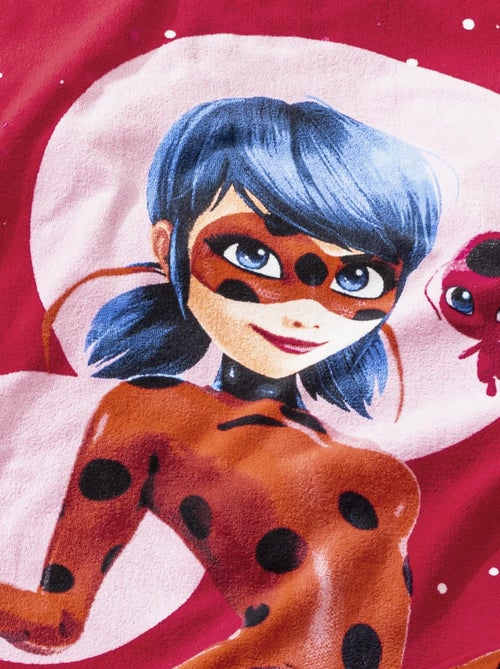 Serviette de bain et de plage imprimée 100% coton, MIRACULOUS LADYBUG SUPERGIRL - Kiabi