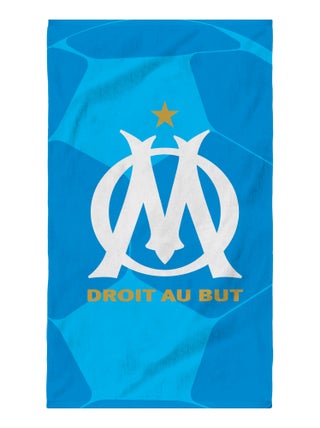 Serviette de bain et de plage imprimée 100% coton, OM HARIT