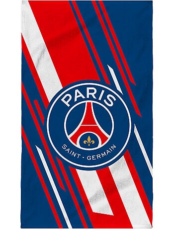 Serviette de bain et de plage imprimée 100% coton, PSG DIAGONALE
