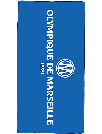 Serviette de bain et de plage imprimée microfibre, om massilia