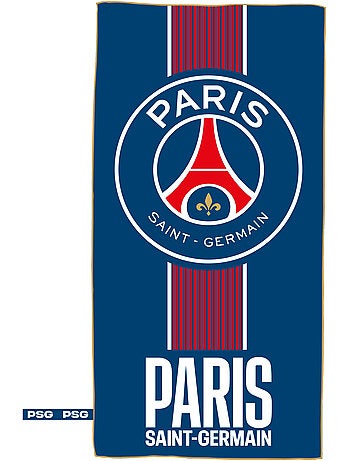 Serviette de bain et de plage imprimée microfibre, PSG NATION