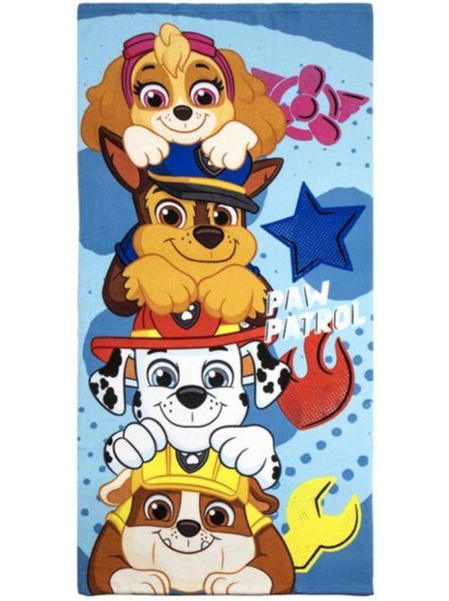Serviette de bain et de plage paw patrol 70x140 cm (sèche rapidement) - Kiabi Serviette de bain et de plage paw patrol 70x140 cm (sèche rapidement) - Kiabi
