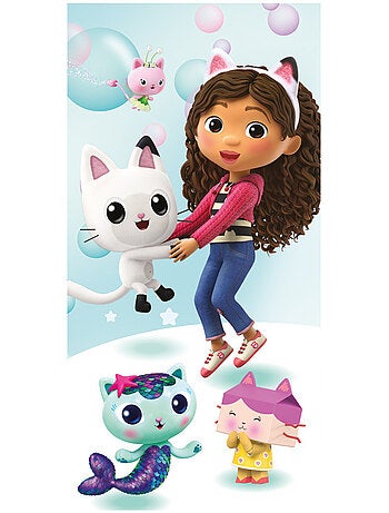 Serviette de Bain Gabby et la maison magique 140x70 cm - Drap de plage enfant