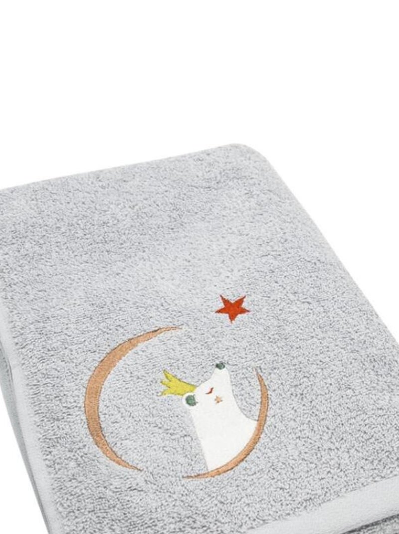 Serviette de bain grise Ours (50 x 100 cm) Gris - Kiabi