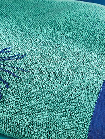 Serviette de bain Jacquard 100% coton, LES MINIONS FIESTA