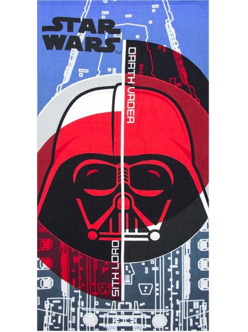 Serviette de bain 'La Guerre des Étoiles' Sith 140x70 cm microfibre – Star Wars - Kiabi