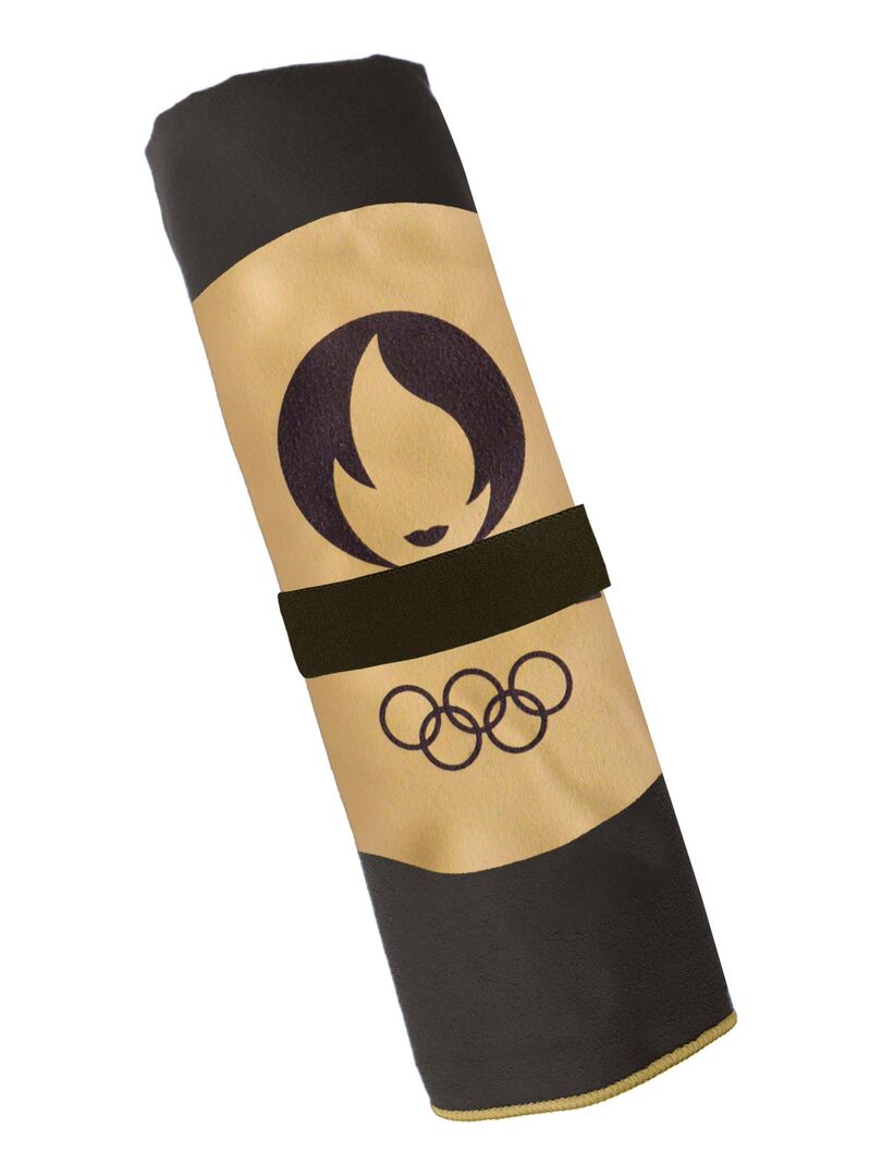 Serviette De Bain Microfibre 80 X 40 Cm Noire | Plage / Piscine