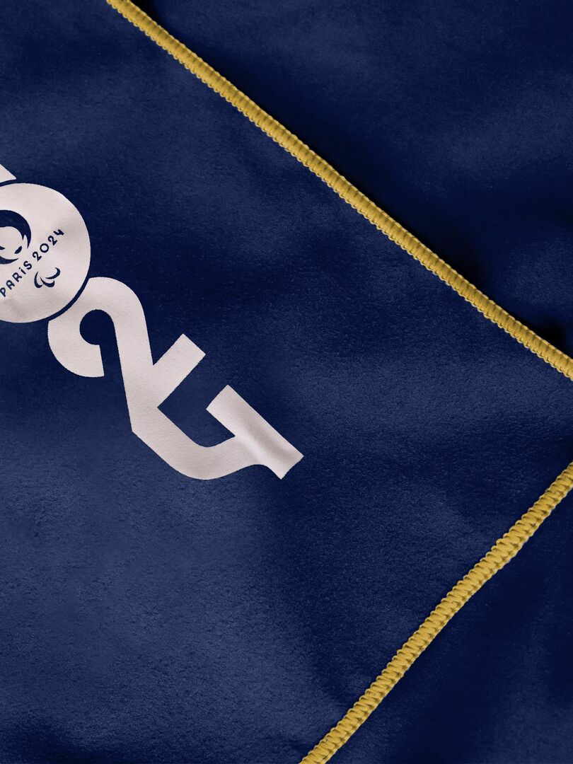 Serviette Athlètes JO Paris 2024 - neuve 100% coton bio