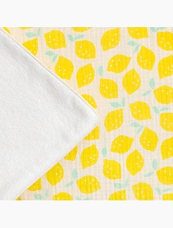 Serviette de bain / plage double gaze de coton imprimé - SAUTHON