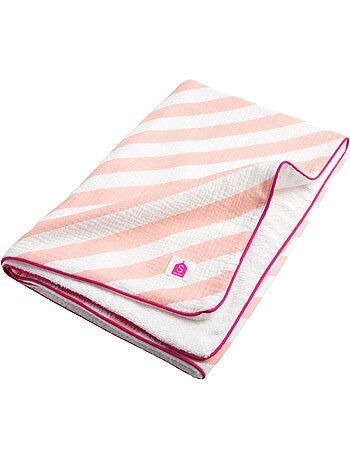 Serviette de bain / plage double gaze de coton imprimé - SAUTHON