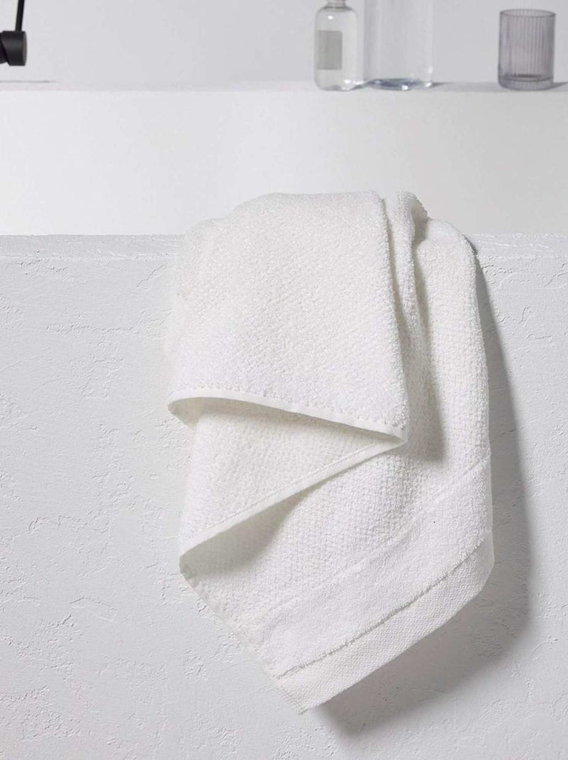 Serviette de bain uni BIO ORGANIC Blanc - Kiabi