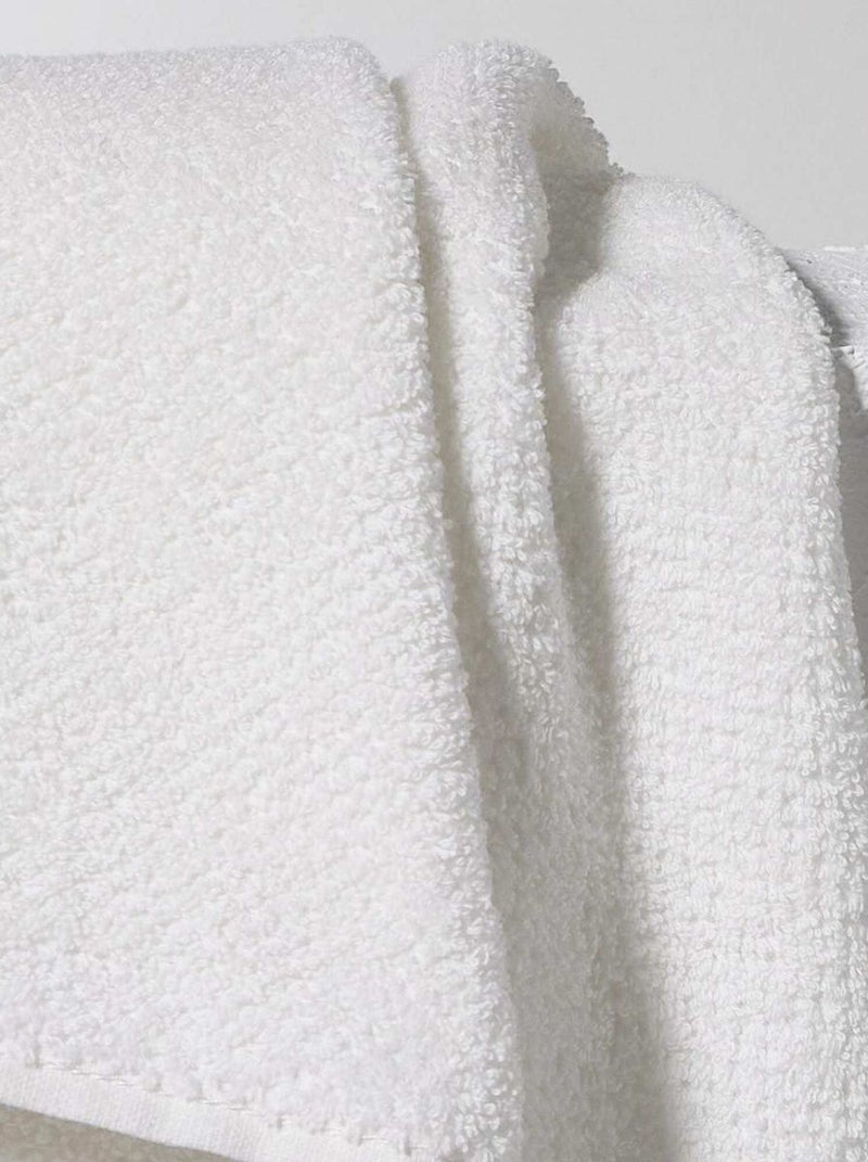 Serviette de bain uni BIO ORGANIC Blanc - Kiabi