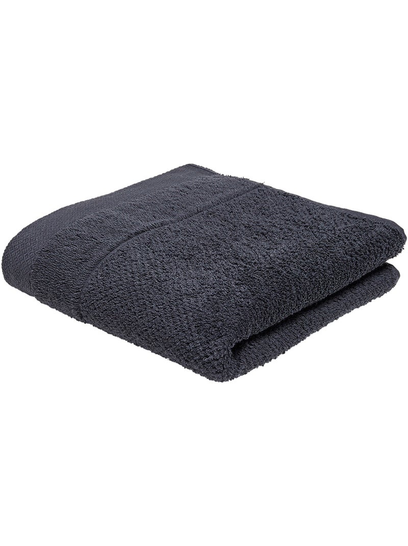 Serviette de bain uni BIO ORGANIC gris anthracite - Kiabi