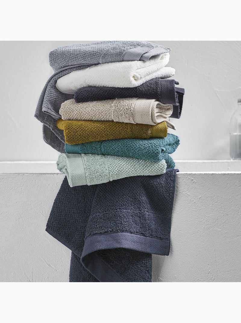 Serviette de bain uni BIO ORGANIC gris anthracite - Kiabi