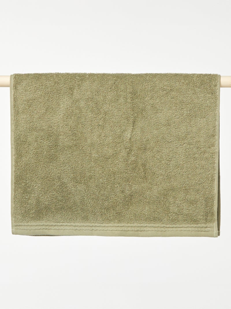 Serviette de douche 50 x 80 cm 500gr VERT - Kiabi