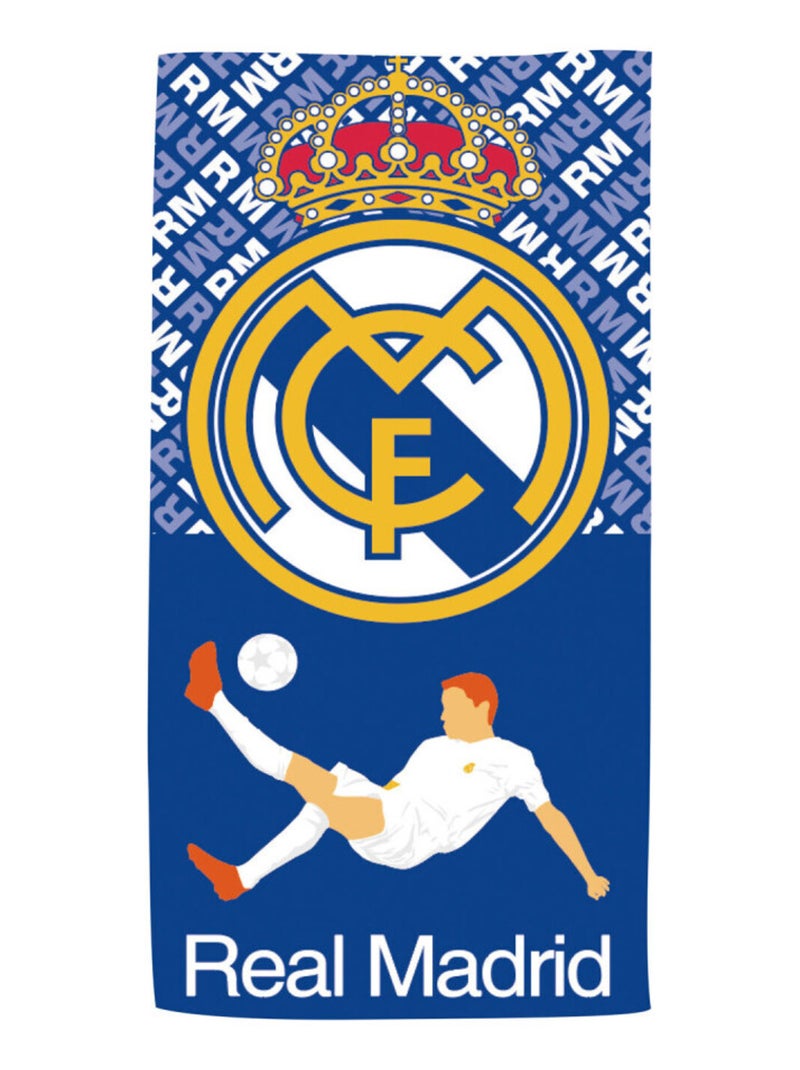 Serviette de Microfibre 70x140cm de CLUBS-Real Madrid CF Multicolore - Kiabi