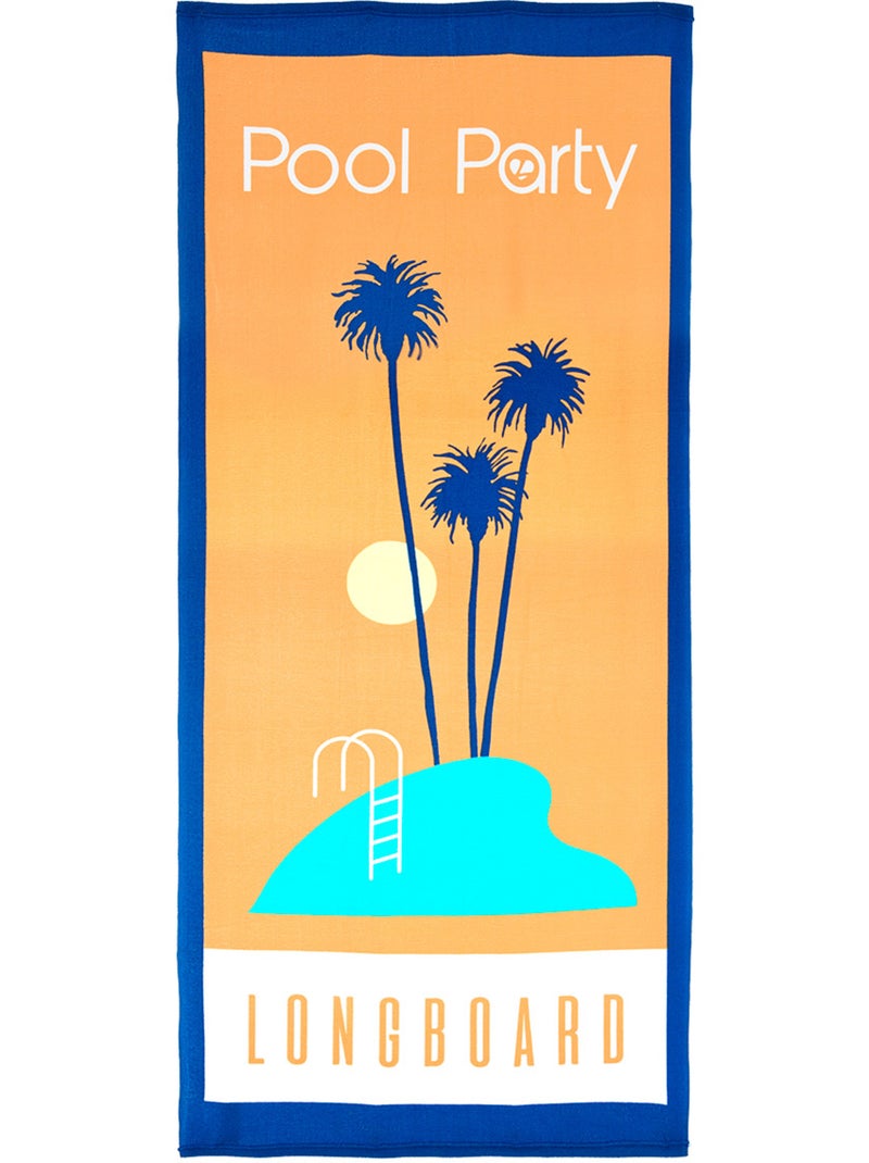 Serviette de Plage -   - Longboard Corail - Kiabi