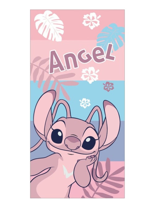 Serviette de plage - Angel En Rose - 70x140 cm - Kiabi Serviette de plage - Angel En Rose - 70x140 cm - Kiabi