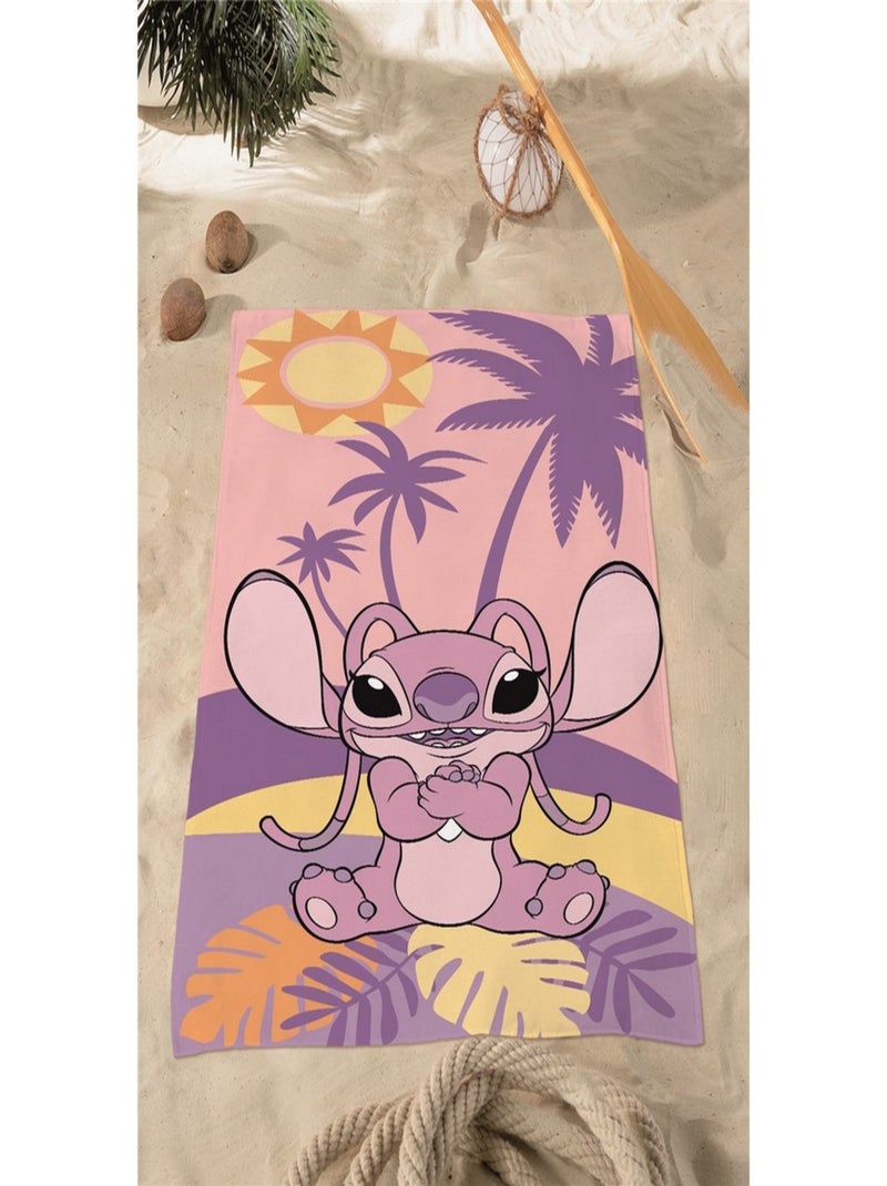 Serviette de plage - Angel sur la plage  - 70x140 cm Multicolore - Kiabi