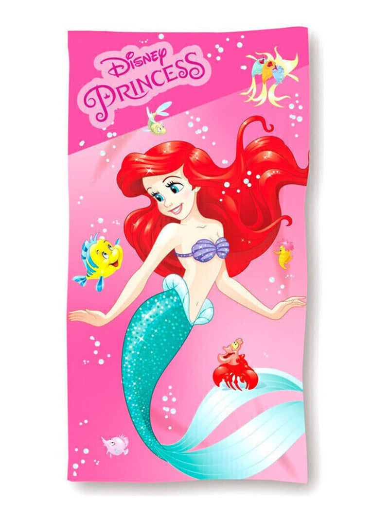 Serviette De Plage - Ariel La Petite Sirène - 70 x 140 cm Multicolore - Kiabi