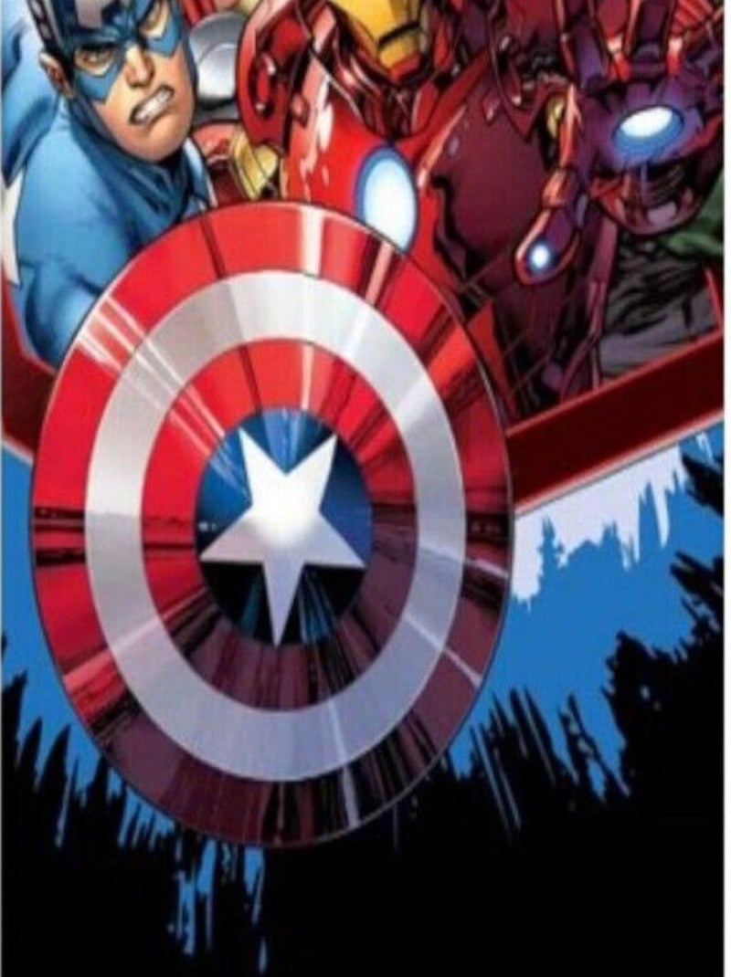 Serviette De Plage - Avengers - Tous Les Personnages - 70x140 cm Multicolore - Kiabi