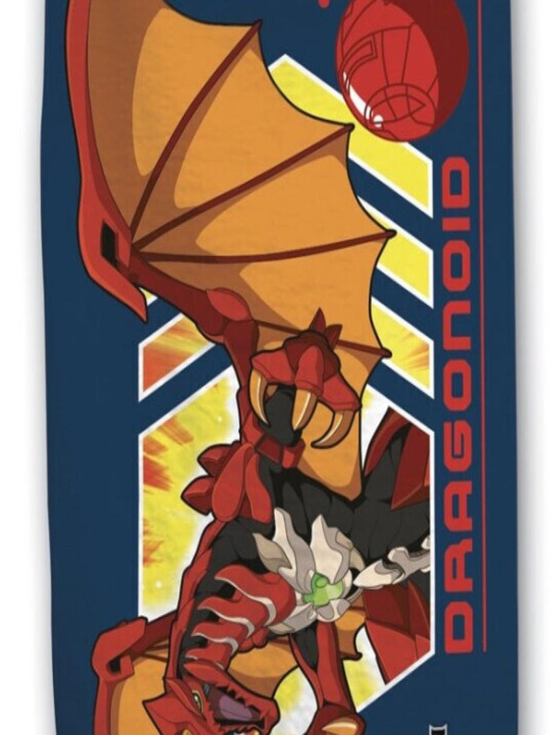 Serviette de plage - Bakugan - -Dragonoid- - 70x140 cm Bleu - Kiabi