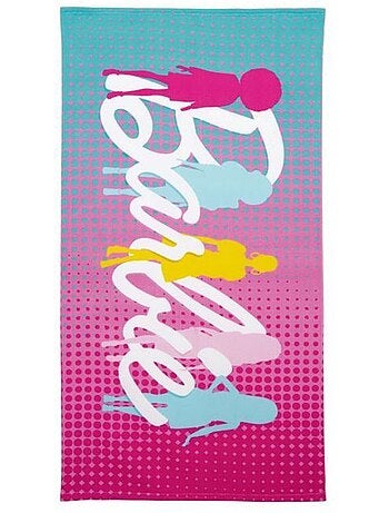 Serviette de plage - barbie - barbie - microfibre 70x140 cm - séchage rapide 240 g/m² - ultra-douce