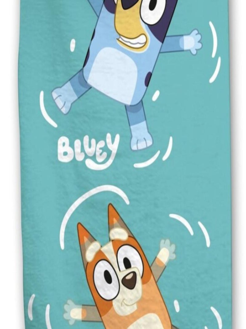 Serviette De Plage - Bluey & Bingo - 70x140 cm Multicolore - Kiabi