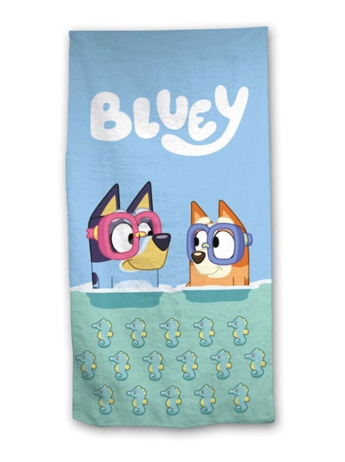 Serviette De Plage - Bluey & Bingo A La Plage - 70x140 cm - Kiabi