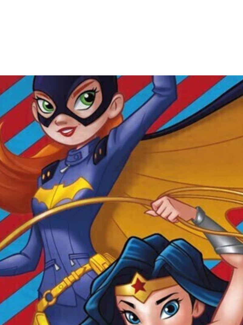 Serviette de plage - DC Comics Super Hero Girls - 70x140 cm Multicolore - Kiabi