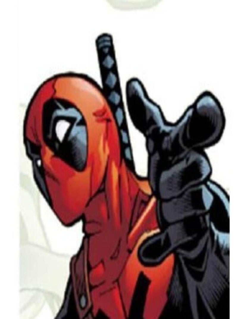 Serviette de plage - Deadpool - 70 cm x 140 cm Rouge - Kiabi