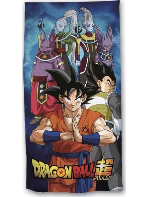 Serviette de plage - dragon ball super - 70x140 cm - 100% coton - douceur et absorption - Kiabi