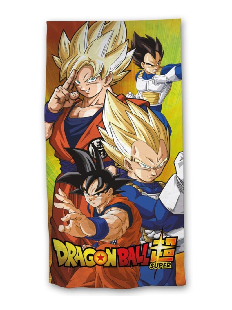 Serviette de plage - Dragon Ball Z - 70x140 cm Jaune - Kiabi