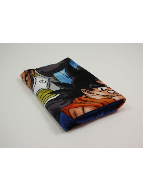 Serviette de plage - Dragon Ball Z - Sangoku Et Végéta - Fond Nuageux - 70x140 cm - Kiabi