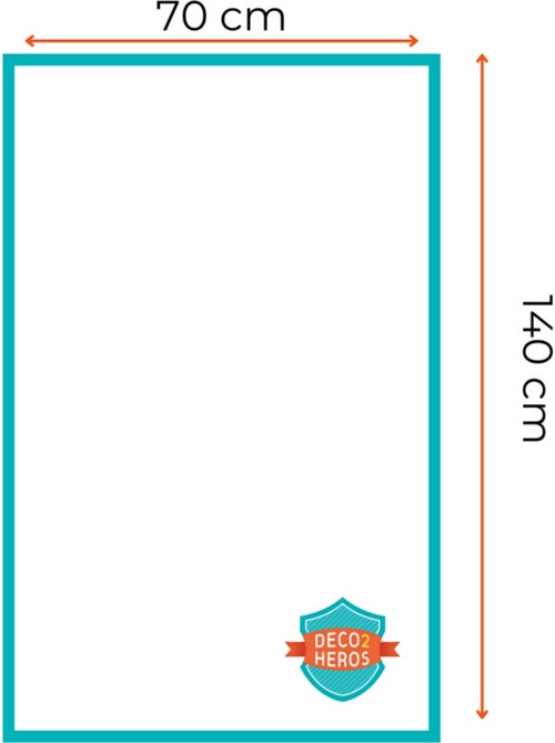 Serviette de plage - Dragon Ball Z - Sangoku Et Végéta - Fond Nuageux - 70x140 cm - Kiabi