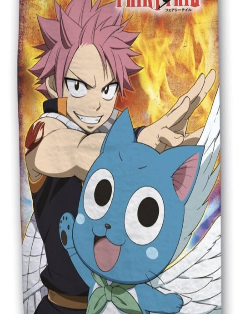 Serviette de plage - Fairy Tail - 70x140 cm Multicolore - Kiabi