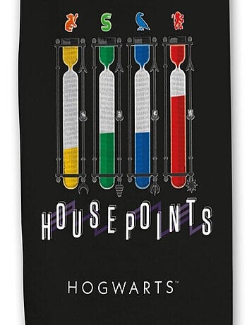 Serviette de plage - Harry Potter - -House Points - Hogwarts- - 70x140 cm