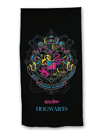Serviette de plage - Harry Potter - Hogwarts - 70 cm x 140 cm