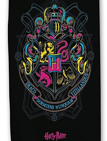 Serviette de plage - Harry Potter - Hogwarts - 70 cm x 140 cm